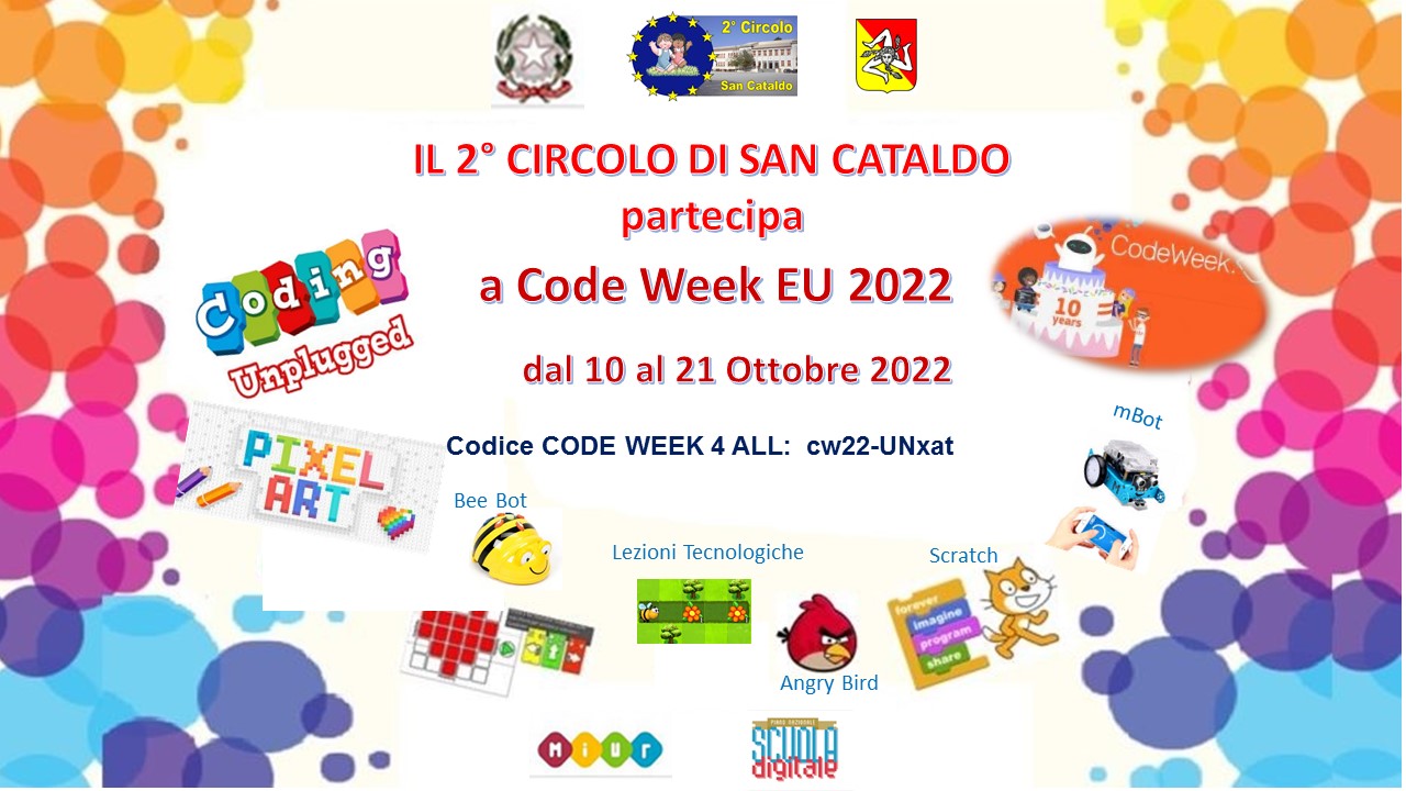 Partecipazione a CODE WEEK 2022